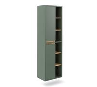 Vicco Armoire Haute Viola, Vert/Anthracite, 50x170cm avec des étagères Ouvertes, adapté à la Fixation Murale et combinable avec d'autres Meubles Viola