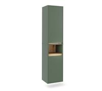 Vicco Armoire Haute Viola, Vert/Artisan, 38x170cm avec 2 Portes, Peut être combiné avec la série Viola pour Le Rangement dans la Salle de Bain