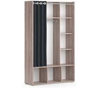 Vicco armoire Luigi, Sonoma, 105.8 x 178.1 cm avec tringle à rideaux