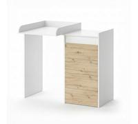 Vicco Armoire Machine à Laver Alf, Blanc, 116x98cm avec 4 tiroirs, pour Un Rangement Peu encombrant au-Dessus de la Machine à Laver