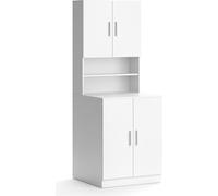 Vicco armoire machine à laver Liana, 70.5 x 190.5 cm, Blanc