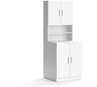 Vicco Armoire machine à laver Liana, Blanc, 70.5x190.5cm Blanc G
