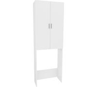 Vicco armoire machine à laver Martha, 64 x 190 cm avec 2 portes longues, Blanc