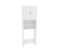 Vicco Armoire Machine à Laver Martha, Blanc, 64x190cm avec 2 Portes Courtes