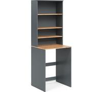 Vicco Armoire machine à laver Viktor, 66x88.2cm 2 pièces avec étagère, Anthracite/chêne doré