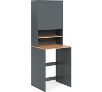 Vicco Armoire machine à laver Viktor, 68x88.2cm 2 pièces avec étagère, Anthracite/chêne doré