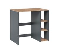 Vicco Armoire Machine à Laver Viktor, Anthracite/Chêne de Force doré, 93.6x88.2cm avec 2 étagères