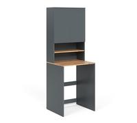 Vicco Armoire Machine à Laver Viktor, Anthracite/chêne doré, 68x88.2cm 2 pièces avec étagère, Convient pour Le Rangement de lessive et de Serviettes