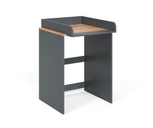 Vicco Armoire Machine à Laver Viktor, Anthracite/chêne doré, 68x88.2cm 2 pièces avec Matelas à Langer