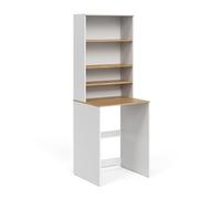 Vicco Armoire Machine à Laver Viktor, Blanc/Artisan, 66x88.2cm 2 pièces avec étagère