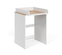 Vicco Armoire Machine à Laver Viktor, Blanc/Artisan, 68x88.2cm 2 pièces avec Matelas à Langer