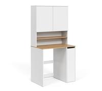 Vicco Armoire Machine à Laver Viktor, Blanc/Artisan, 93.6x88.2cm 2 pièces avec étagère
