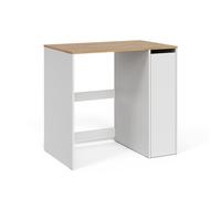 Vicco Armoire Machine à Laver Viktor, Blanc/Artisan, 93.6x88.2cm avec Compartiments et Porte