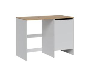 Vicco Armoire Machine à Laver Viktor, Blanc/Chêne Artisan, 119.6x88.2cm | avec 1 porte, pour un rangement peu encombrant au-dessus des machines à laver