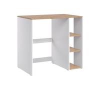 Vicco Armoire Machine à Laver Viktor, Blanc/Chêne Artisan, 93.6x88.2cm