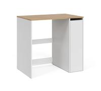 Vicco Armoire Machine à Laver Viktor, Blanc/Chêne Artisan, 93.6x88.2cm avec 3 Compartiments