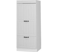 Vicco armoire micro-ondes Fame-Line, 60 cm, Blanc campagne/Blanc