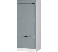 Vicco Armoire micro-ondes Fame-Line, 60 cm, Bleu clair-gris/Blanc