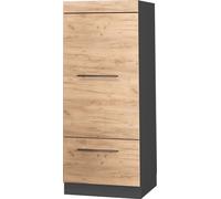 Vicco Armoire Micro-Ondes Fame-Line, Chêne de Force doré/Anthracite, 60 cm