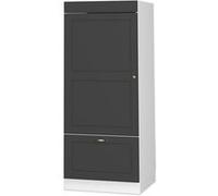 Vicco Armoire micro-ondes Fame-Line, Anthrazit-Gold Landhaus, 60cm Anthrazit-Gold Landhaus G