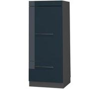 Vicco Armoire micro-ondes Fame-Line, Bleu foncé brillant, 60cm Bleu foncé brillant G