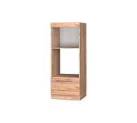 Vicco Armoire Micro-Ondes Fame-Line, Chêne de Force doré, 60cm, à Combiner avec d'autres modules de la série Fame-Line