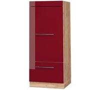 Vicco Armoire micro-ondes Fame-Line, Rouge bordeaux Haute brillance, 60cm Rouge bordeaux Haute brillance G