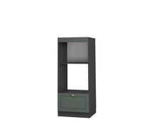 Vicco Armoire Micro-Ondes Fame-Line, Vert Or Campagne, 60cm Ouvert