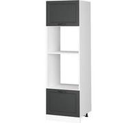 Vicco Armoire micro-ondes R-Line, Anthracite campagne, 60cm Anthracite campagne G