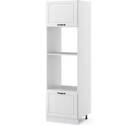 Vicco Armoire micro-ondes R-Line, Blanc campagne, 60cm Blanc campagne G