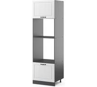 Vicco Armoire micro-ondes R-Line, Blanc campagne, 60cm Blanc campagne G