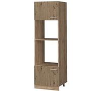 Vicco Armoire micro-ondes R-Line, Chêne Artisan, 60cm Chêne Artisan G