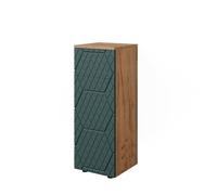 Vicco Armoire midisch Irma, Vert/Force de l'or Chêne, 30x81cm