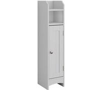 Vicco Armoire Midischrank Bianco, Blanc, 18x81cm avec 5 compartiments Blanc