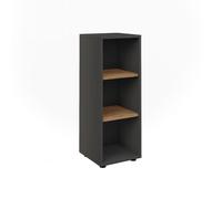 Vicco Armoire Midischrank Irma, Anthracite/Artisan, 30x81cm avec 3 Compartiments de Rangement