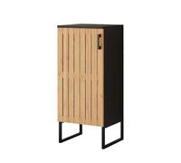 Vicco Armoire Midischrank Vayra, Bambou, 35x81cm, pour Le Rangement des Accessoires de Salle de Bain et des Serviettes
