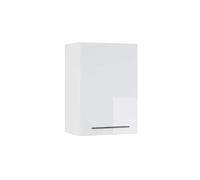 Vicco Armoire Murale Fame-Line, Blanc Haute Brillance, 50x72cm, à Fixation Murale pour Le Rangement des Accessoires de Salle de Bain