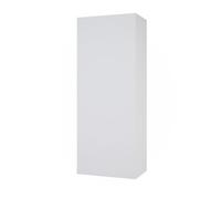 Vicco Armoire Murale Gloria, Blanc, 33x84cm avec 2 étagères, avec découpe pour Siphon et Compatible avec la série Gloria
