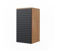 Vicco Armoire Murale Irma, Anthracite à Pois, 30x59cm 2 Compartiments, Salle de Bain, adapté à la Fixation Murale et combinable avec d'autres Meubles Irma