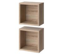 Vicco Armoire Murale Senyo, Sonoma, 25x25cm Set de 2, adapté à la Fixation Murale et Compatible avec Les Meubles Senyo