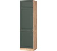 Vicco armoire pour frigo Fame-Line, 60 cm, Vert Or Campagne/Chêne de force doré