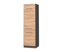 Vicco Armoire pour frigo Fame-Line, Chêne de Force doré, 60cm, à Combiner avec d'autres modules de la série Fame-Line