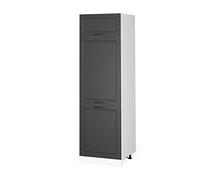 Vicco Armoire pour frigo R-Line, Anthracite Campagne, 60cm, pour Une Combinaison Libre au Sein de systèmes de Cuisine modulaires