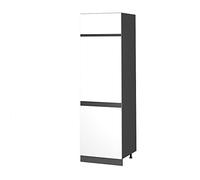 Vicco Armoire pour frigo R-Line, Blanc, 60cm J-Shape, pour Une Combinaison Libre au Sein de systèmes de Cuisine modulaires