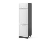 Vicco armoire pour frigo R-Line, Blanc campagne, 60 cm