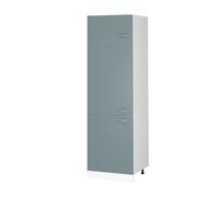 Vicco Armoire pour frigo R-Line, Bleu-Gris, 60cm, pour Une Combinaison Libre au Sein de systèmes de Cuisine modulaires