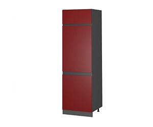 Vicco Armoire pour frigo R-Line, Rouge, 60cm J-Shape, pour Une Combinaison Libre au Sein de systèmes de Cuisine modulaires