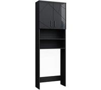 Vicco Armoire pour Machine à Laver Irma, Anthracite Haute Brillance/Anthracite, 64 x 190.5 cm