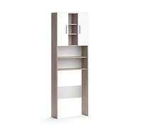 Vicco Armoire pour Machine à Laver Luis, Sonoma, 64x190cm, pour Le Rangement de lessive et d’Accessoires de Salle de Bain