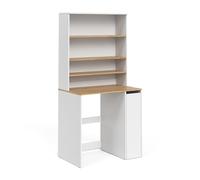 Vicco Armoire pour Machine à Laver Viktor Blanc/Chêne Artisan 93.6x88.2cm | 2 pièces avec étagère